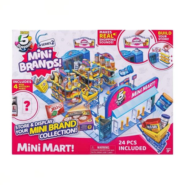 5 surprise mini brands series 2 electronic mini mart with 4 mystery mini brands playset by zuru (5)