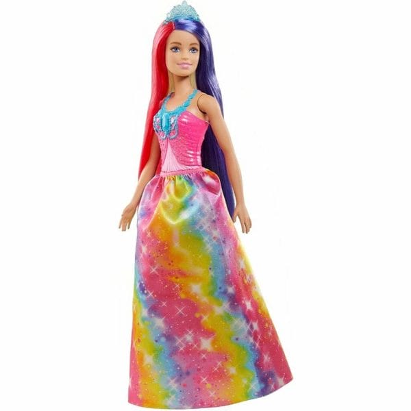 barbie dreamtopia princess doll (11.5 inch) with extra long two tone fantasy hair