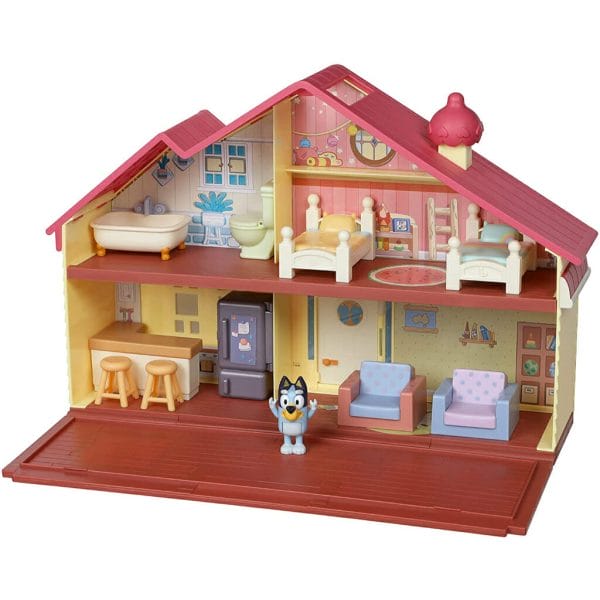bluey family home bluey 2.5 3 figure with home playset1