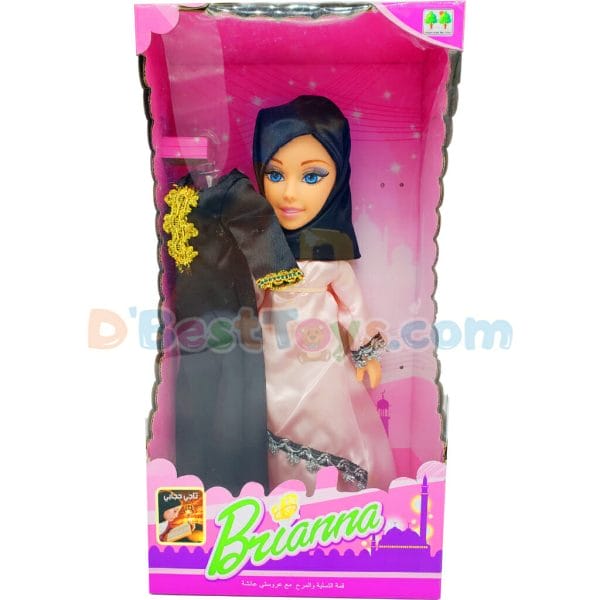 brianna large fashion doll – black garment and pink under garment (2)