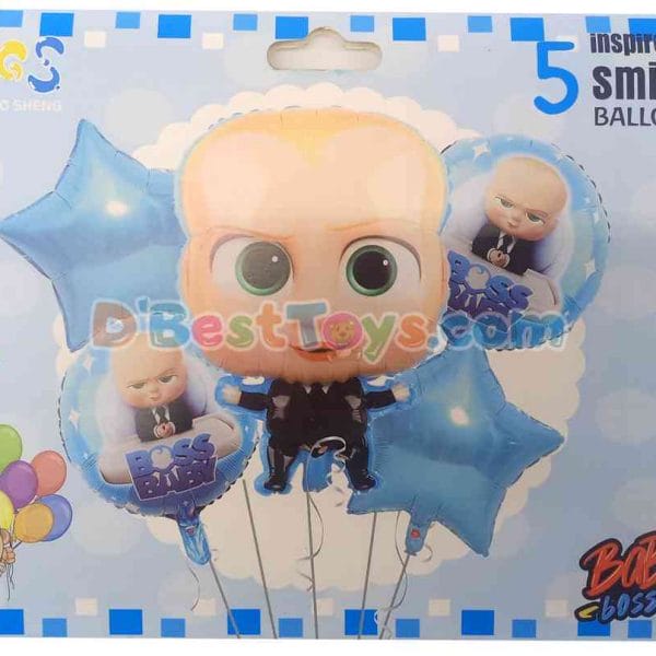character party balloons (5 pieces) – boss baby