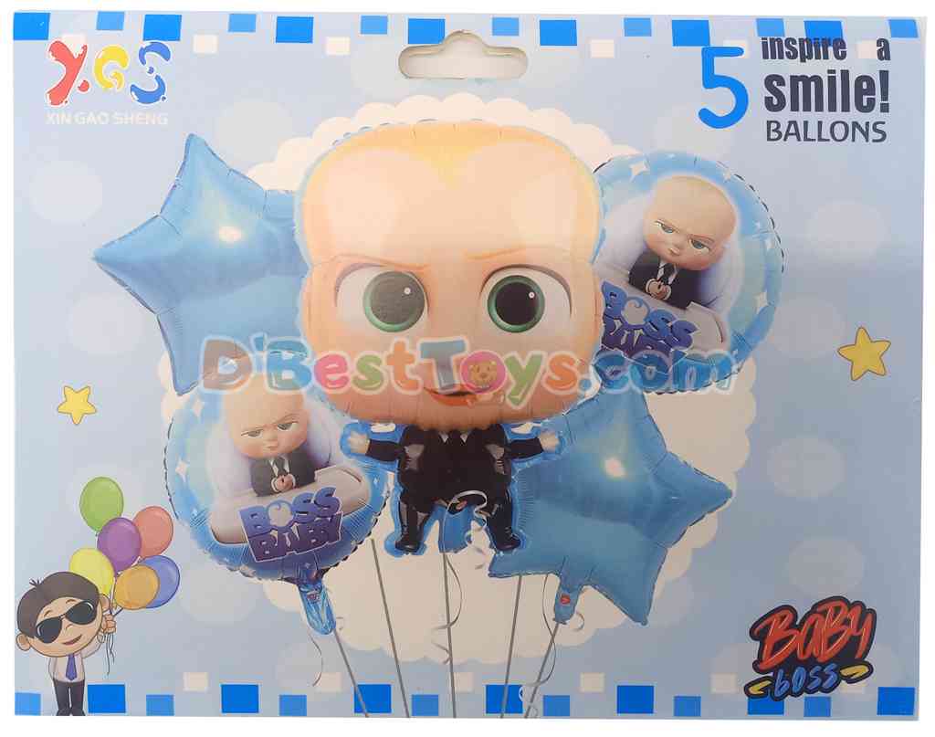 character party balloons (5 pieces) – boss baby
