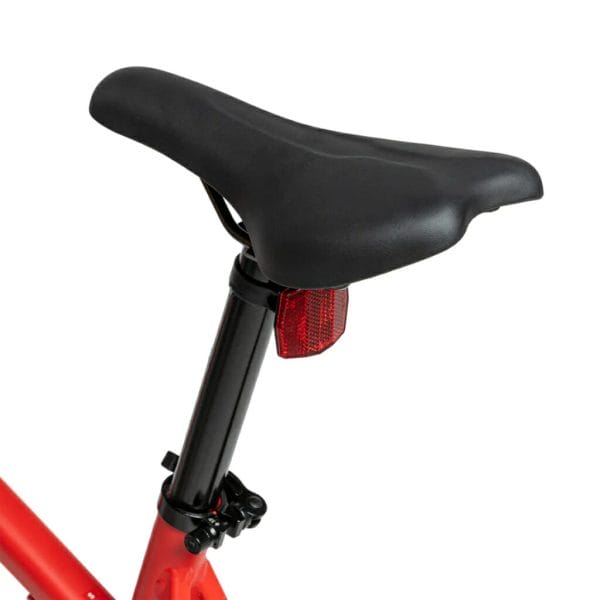 decathlon rockrider st50, 21 speed aluminum mountain bike, 26, unisex, red, medium (3)