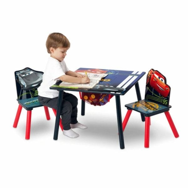 delta children cars table and chair set