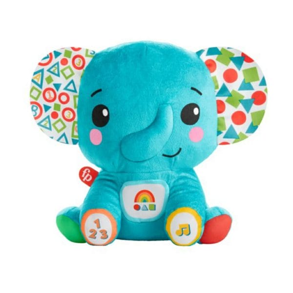 fisher price lights & learning elephant musical plush toy (6)