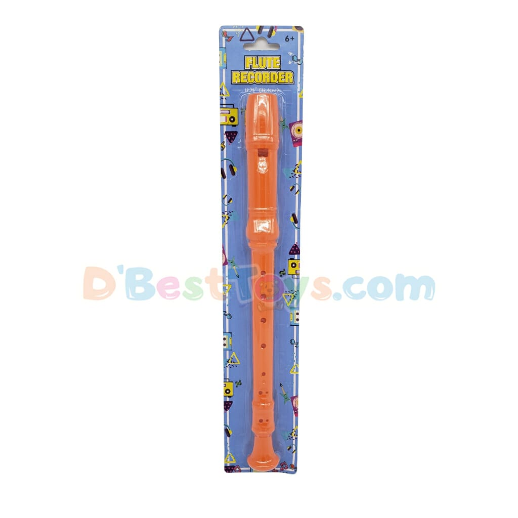 flute recorder (12.75″) – orange1