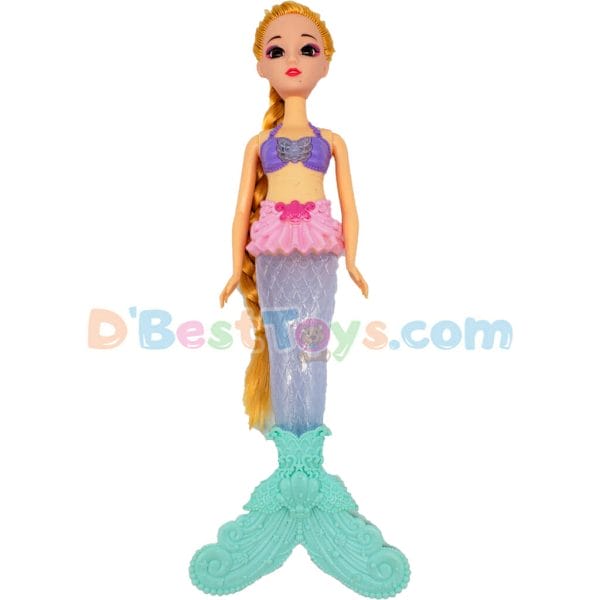 mermaid magic water doll – transparent tail1