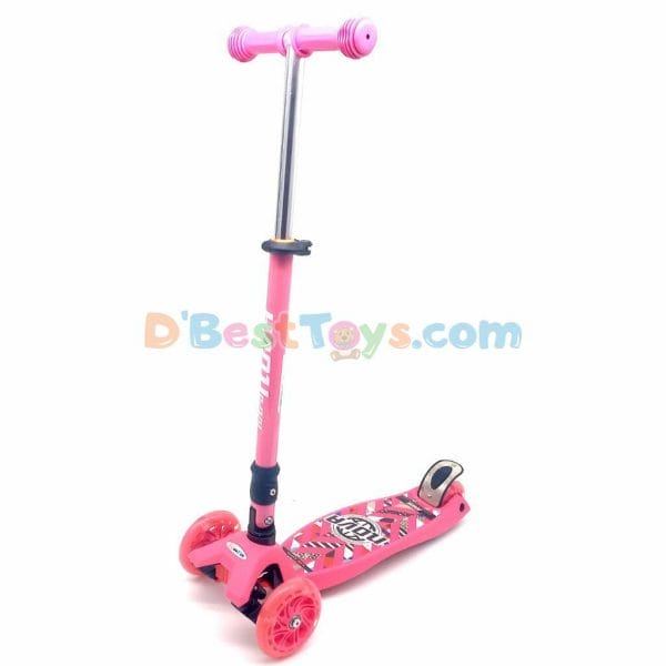 mic max 3 wheel scooter pink3
