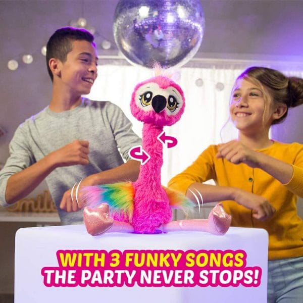 pets alive frankie the flamingo pink 15 interactive animal dancing plush with 3 songs (3)