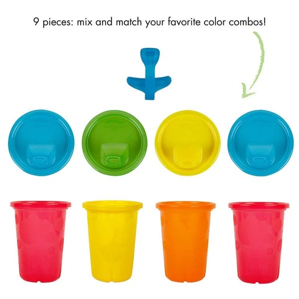 the first years take & toss spill proof sippy cups, 10 ounce, 4 count1