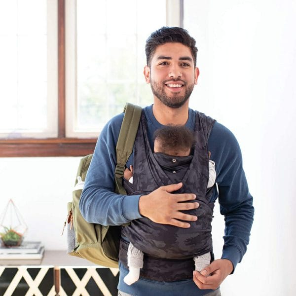 boppy baby carrier—comfyfit black camo with waist pocket8