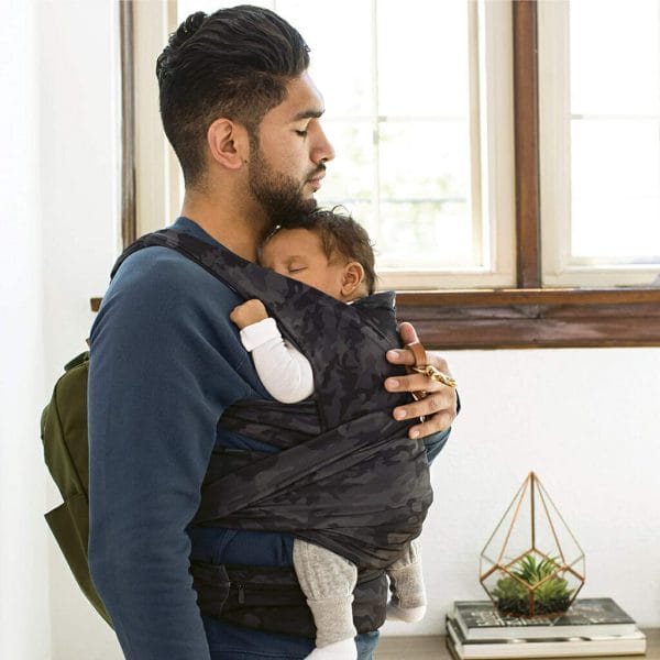 boppy baby carrier—comfyfit black camo with waist pocket9