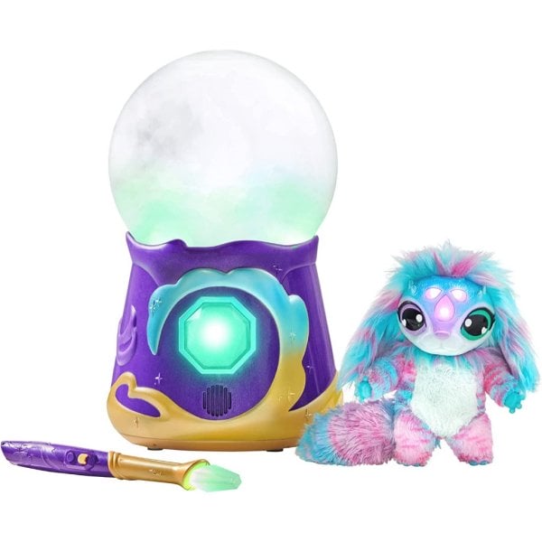 magic mixies magical misting crystal ball with interactive 8 inch blue plush toy (3)