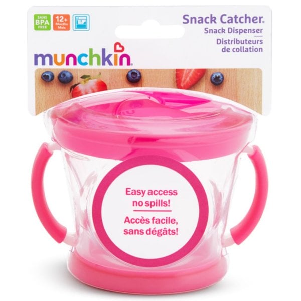 munchkin snack catcher pink4