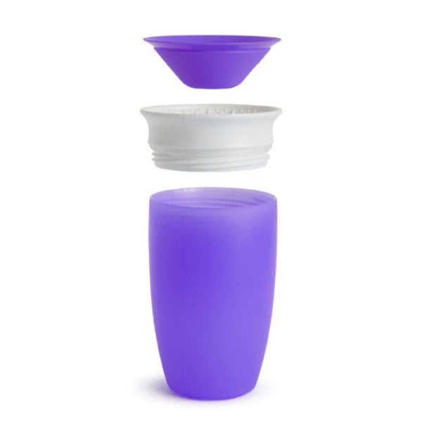 munckin 10oz miracle 360 spill proof cup – purple3