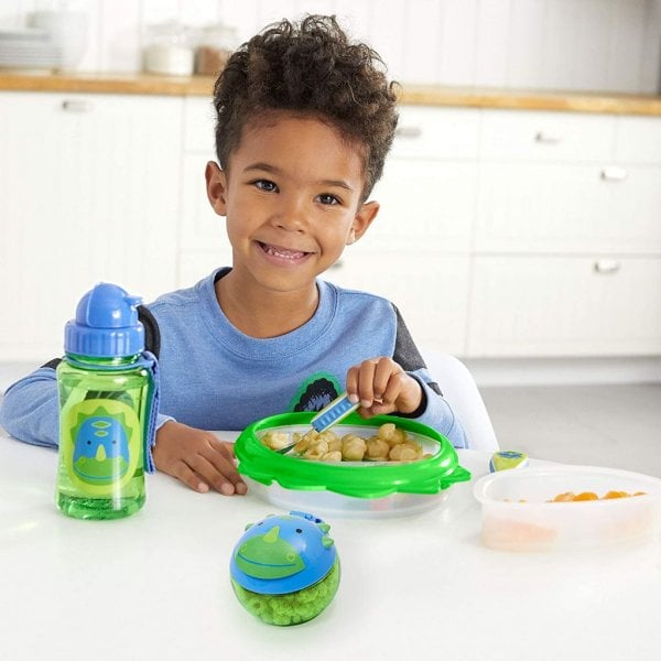 skip hop baby snack container, zoo snack cup, dino1