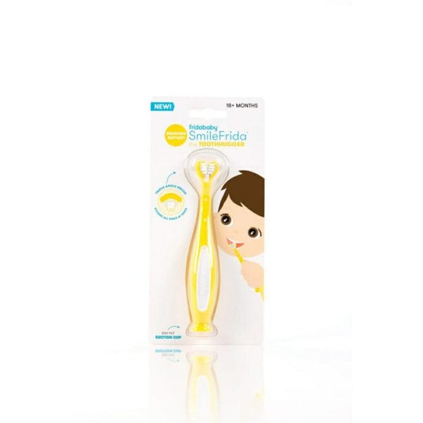 fridababy smilefrida toddler toothbrush in yellow2