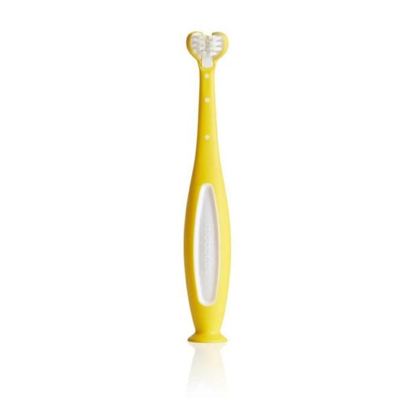 fridababy smilefrida toddler toothbrush in yellow4
