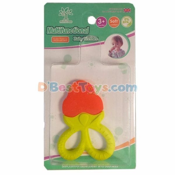 minitree multifunctional baby teether red strawberry2