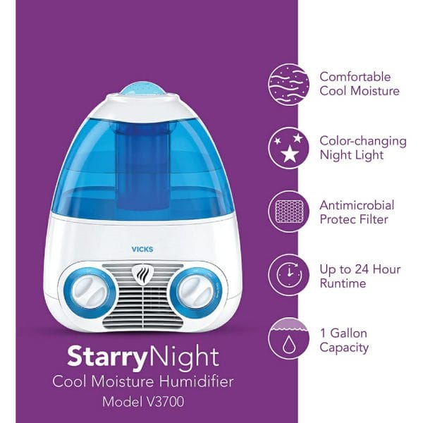 vicks starry night filtered cool mist humidifier5