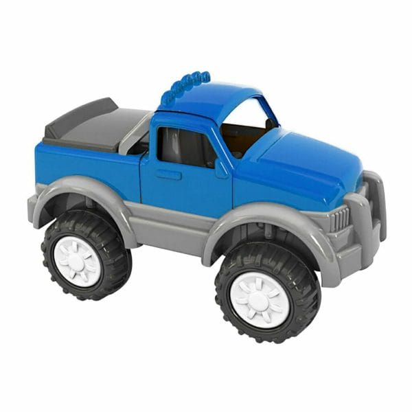 american plastic toys gigantic pick up truck blue1