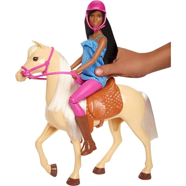 barbie doll with horse brunette4