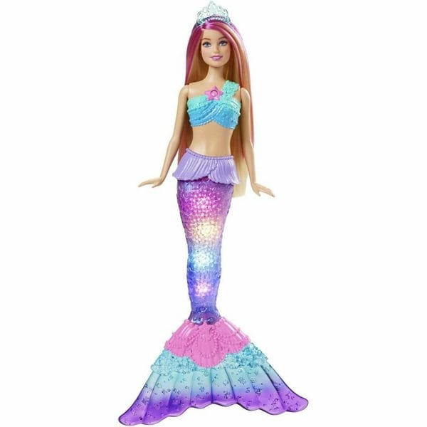 barbie dreamtopia twinkle lights mermaid doll 1