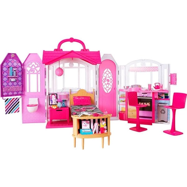 barbie glam getaway portable dollhouse (1)