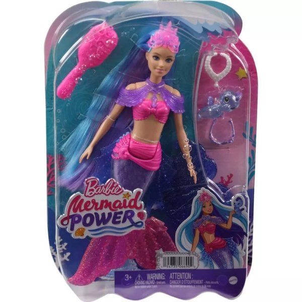 barbie mermaid malibu doll with seahorse pet4