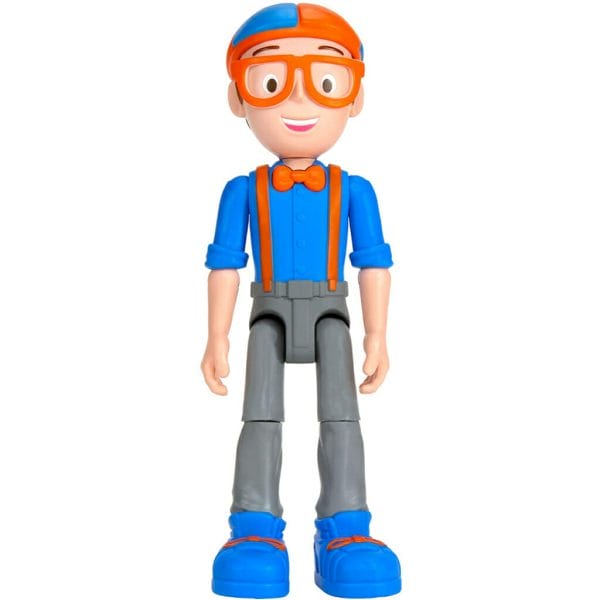 blippi talking figure, 9 inch articulated toy with 8 sounds and phrases1