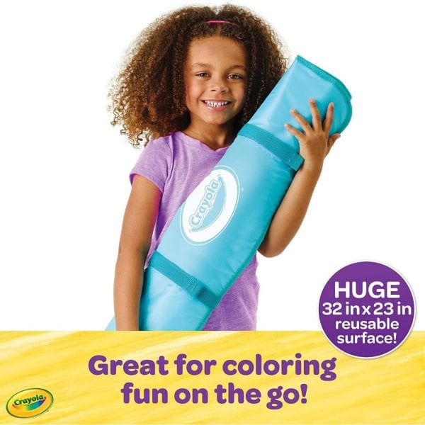 crayola color and erase mat, travel coloring kit, gift for kids2