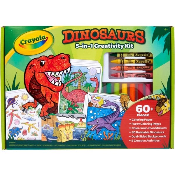 crayola dinosaur 5 in 1 art kit