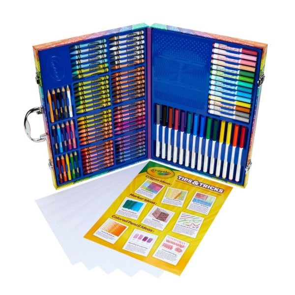 crayola imagination art coloring set, beginner child, 115 pieces7