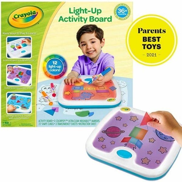crayola light up activity board, educational toy for kids 7