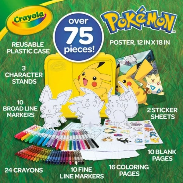 crayola pikachu art case1