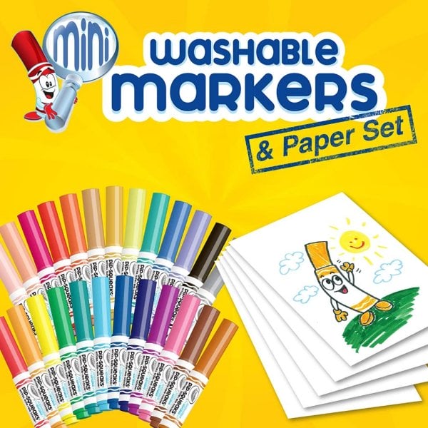 crayola pip squeaks marker set (65ct), washable markers for kids1
