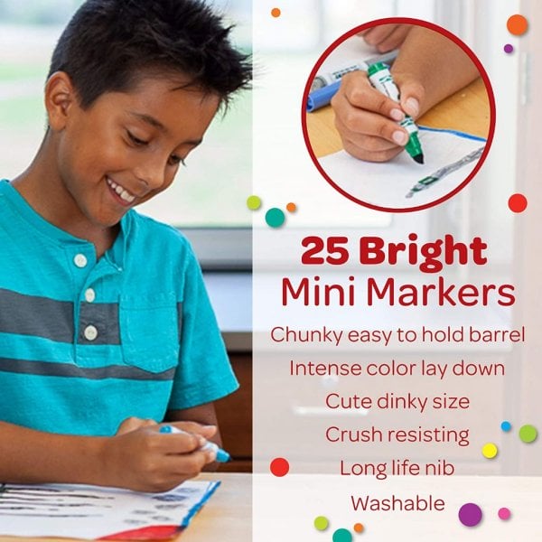 crayola pip squeaks marker set (65ct), washable markers for kids3