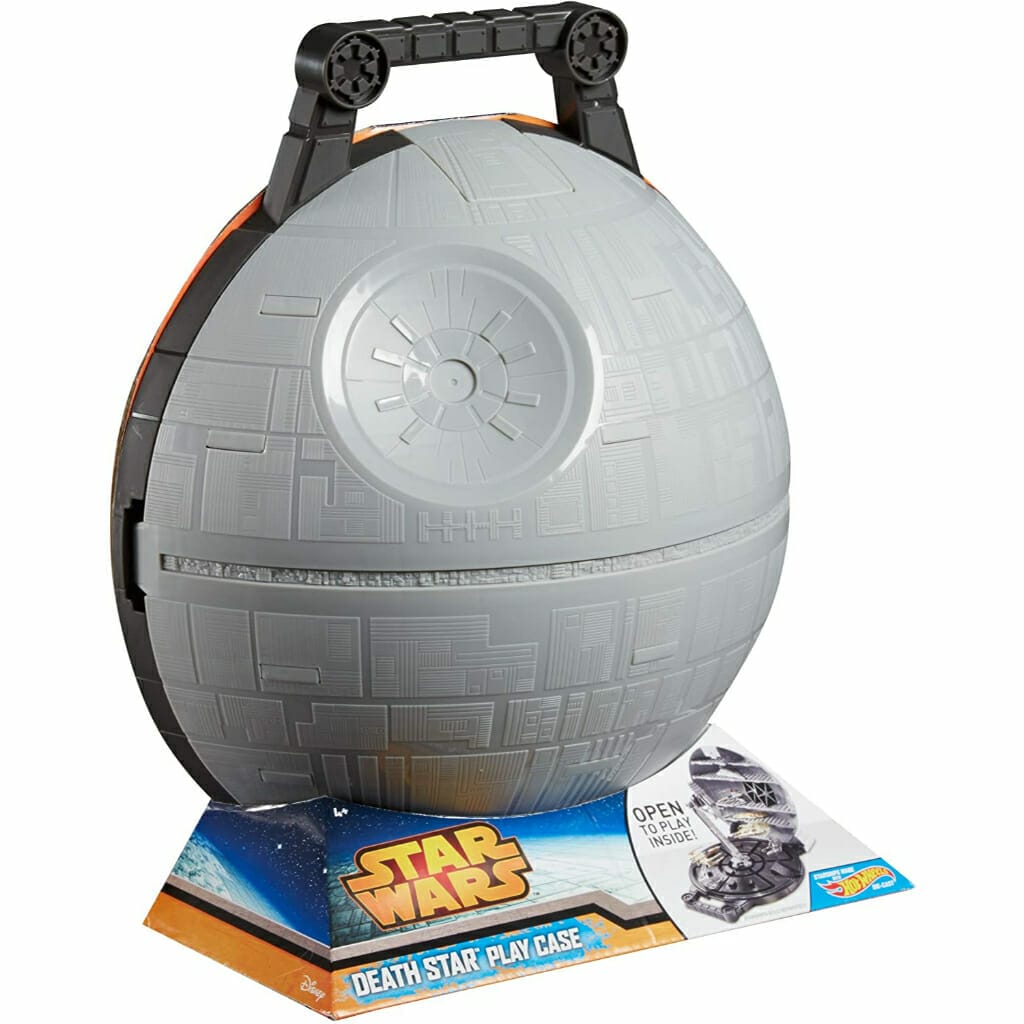 hot wheels star wars death star portable playset