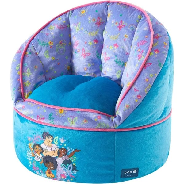 idea nuova disney encanto madrigal family blue round bean bag chair