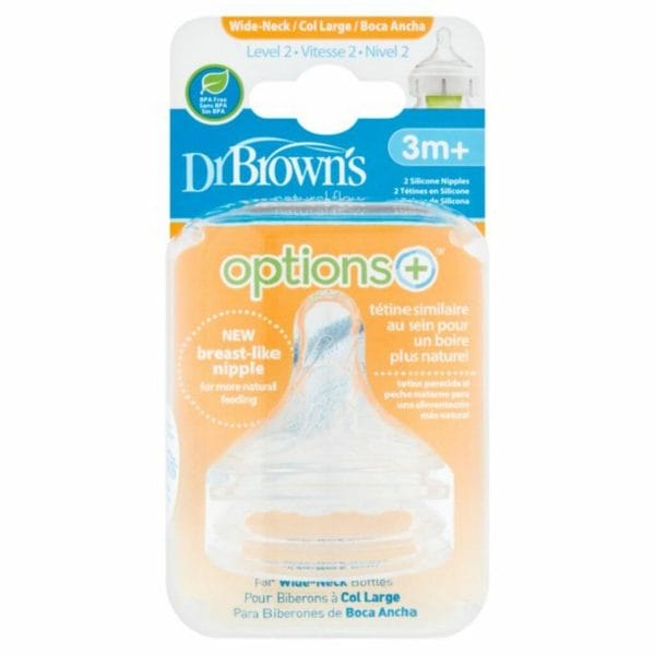 Dr browns Wide Neck Silicone nipples