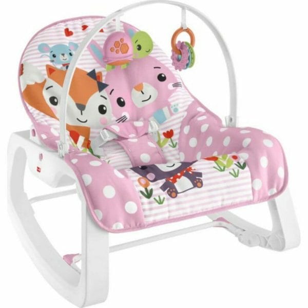 fisher price infant to toddler rocker pink critters 1