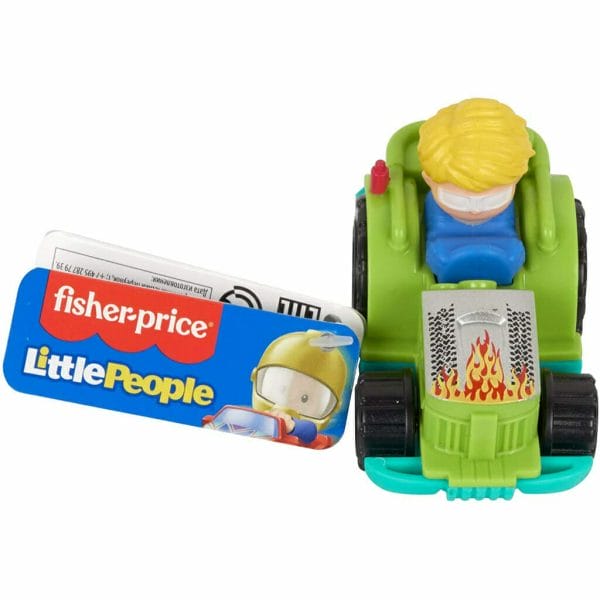 little people wheelies vehicle green race tractor (4)