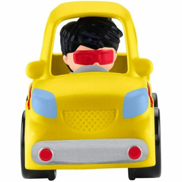 little people wheelies vehicle yellow micro car (1)