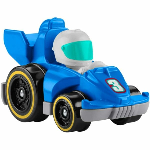 little people wheelies vehicle – blue grand prix race car (1)