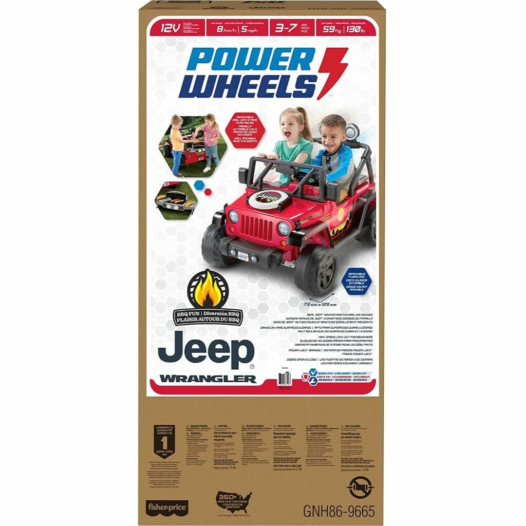 power wheels bbq fun jeep wrangler