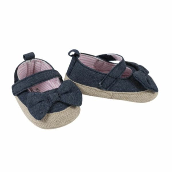 Gerber Baby Girls Chambray Shoes
