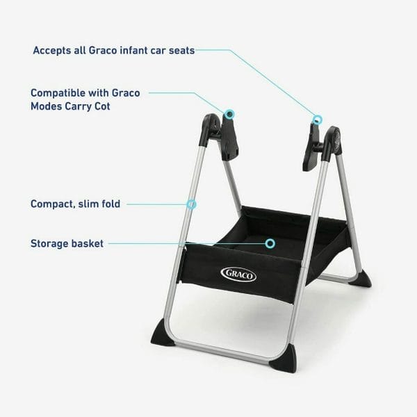 graco® modes™ carry cot stand, black3