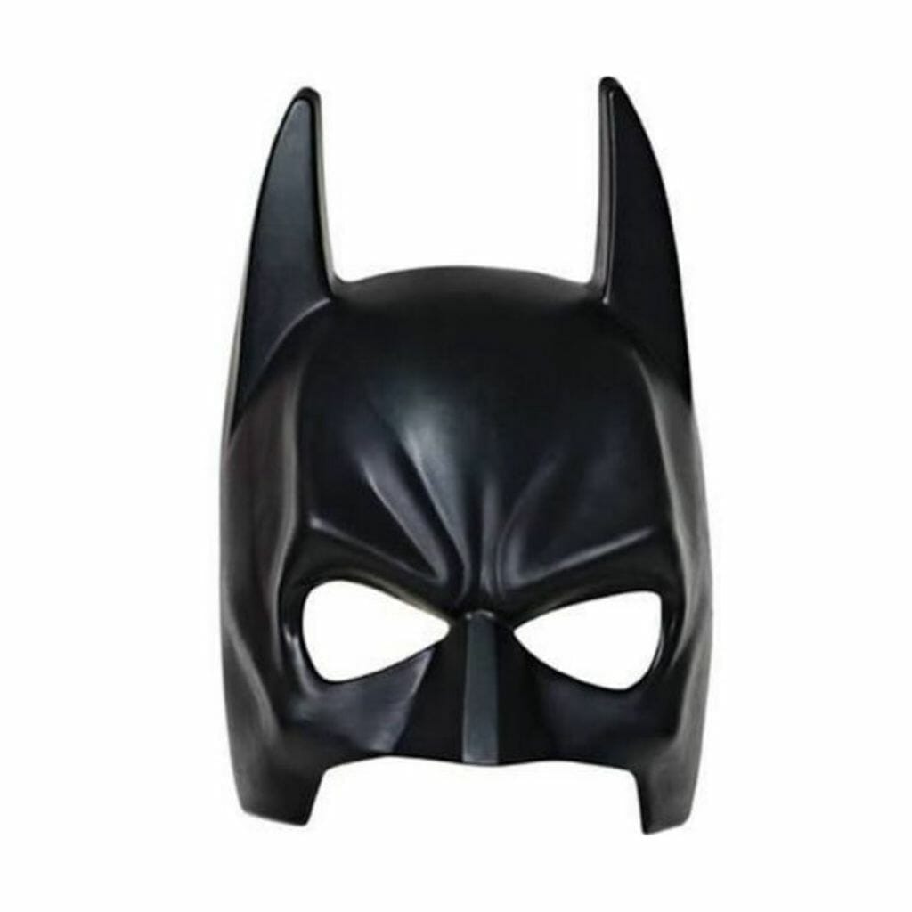 dc comics batman black plastic