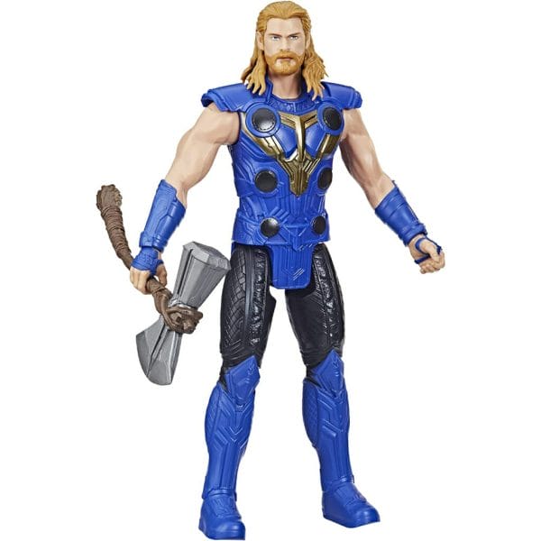 marvel avengers titan hero series thor toy, 12 inch scale thor love and thunder action figure (2)