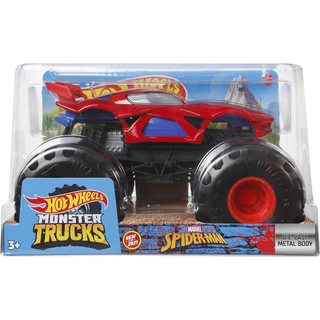 hot wheels monster trucks oversized marvel spiderman (2)